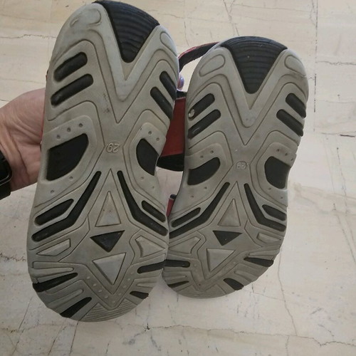 Spiderman sandals used, size 29