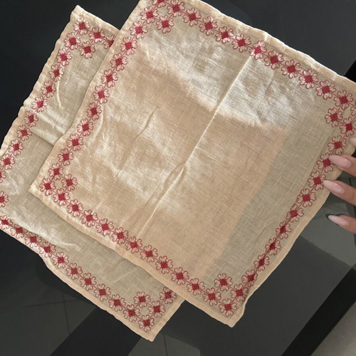 Handmade vintage handkerchiefs