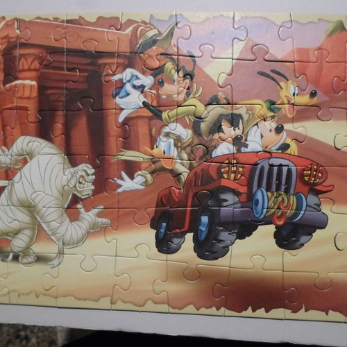 Disney children's puzzles used, pack of 12