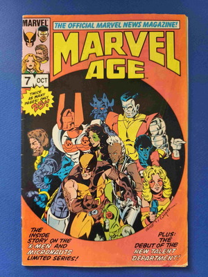 Marvel Age 7 comic used, English