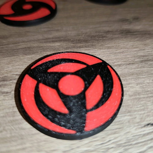 Uchiha Edition set of 4 handmade fridge magnets new