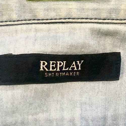Replay denim shirt XL like new, light blue