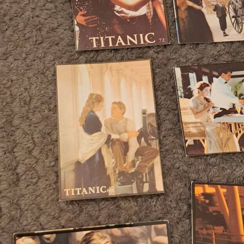 Titanic 1997 collectible card set used, 170 cards
