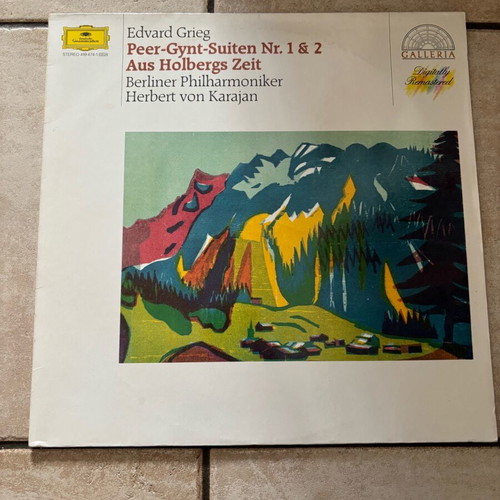 Edvard Grieg Music Record LP used