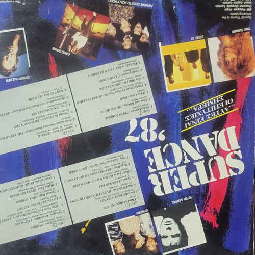 Super Dance 87 vinyl record cover