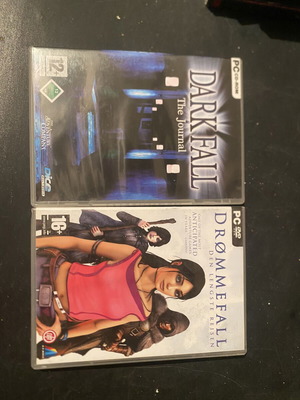 Darkfall and Dromefall PC games like new, bundle of two