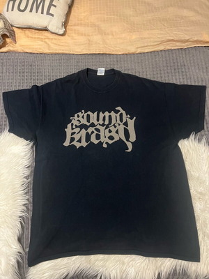 T-shirt Tae 2XL oversized used, black athletic short sleeve