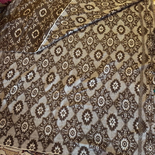 Wool woven blanket like new, large with vivid pattern