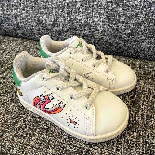 Adidas Stan Smith sneakers for girls, size 22, like new