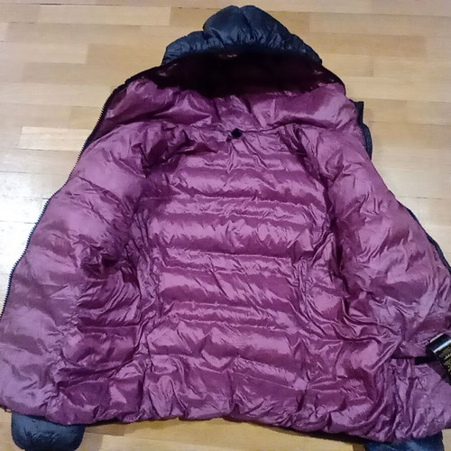 Blauer USA women's jacket with hood size S like new, black and purple
