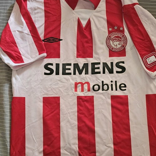 Olympiacos collectible jersey 2004-2005 new, authentic