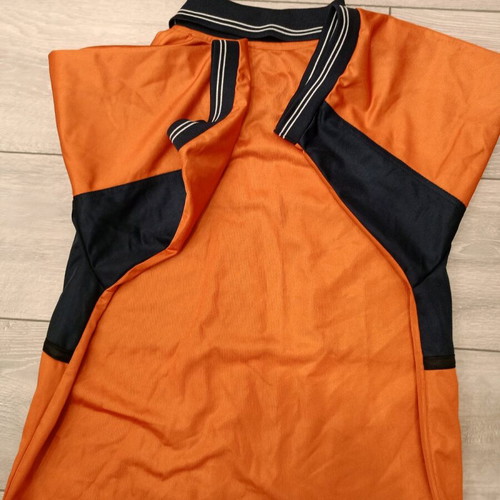 Nike Polo T-shirt used, orange and blue, size M