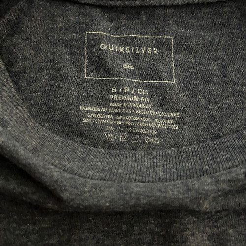 Quiksilver s/p men's t-shirt blue aviation color like new, size S