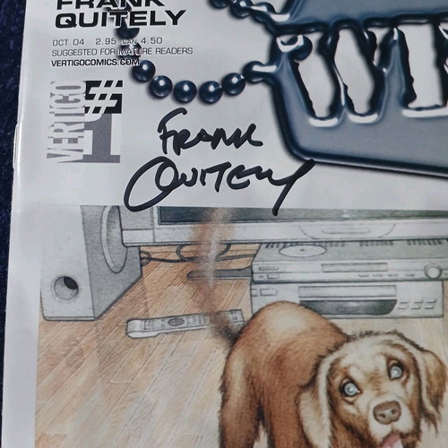 WE3 limited series 3 issues like new signed by Frank Quitely