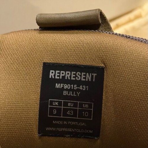 Represent Bully Chunky Sneakers like new, size 43, beige and brown
