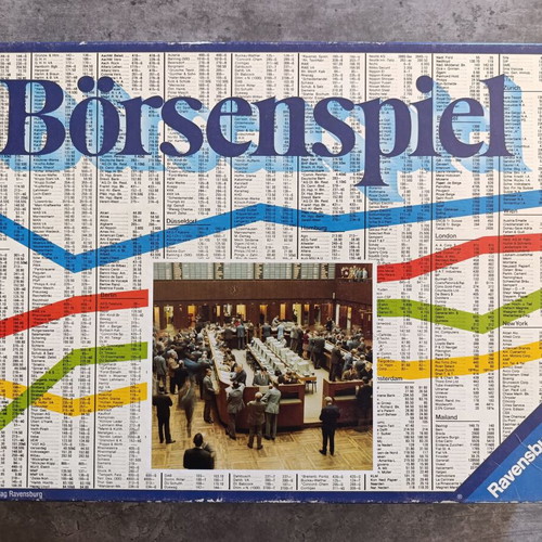Borsenspiel board game used