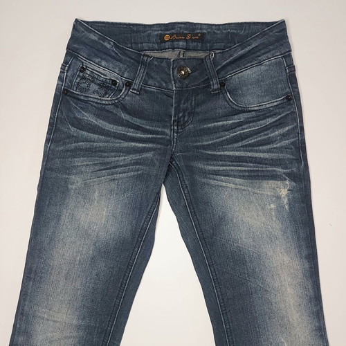Bisou D' Eve women's slim fit blue jeans, size XS