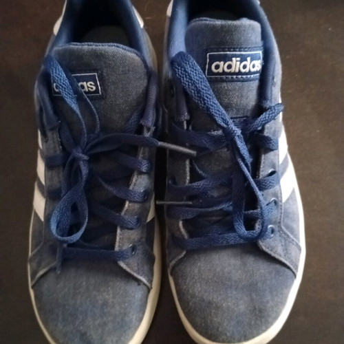 Adidas kids shoes size 35 1/2 used, blue sports