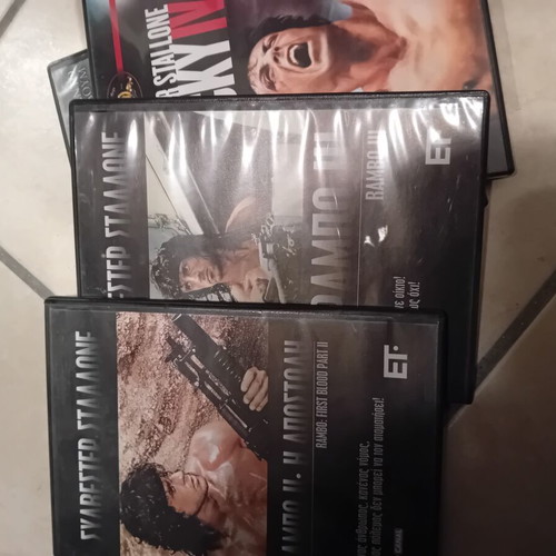 DVD collection, 20 pieces, action and adventure genres, with subtitles