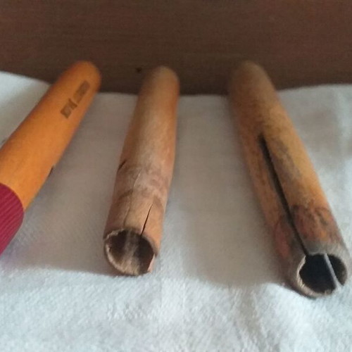 Collectible wooden pens set of 3 Staedtler and Superieur