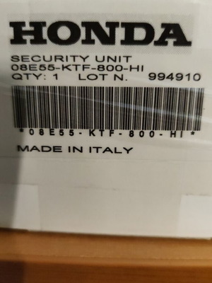 Honda Genuine Car Alarm new for many models