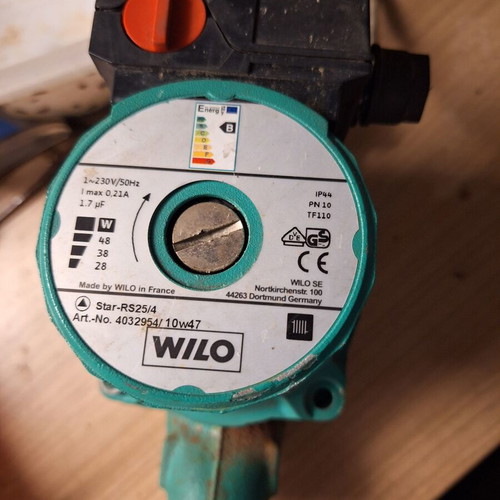 Wilo RS 25 circulator pump used, minimally used