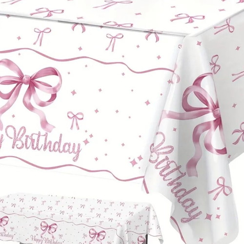 Children's party set bow theme new