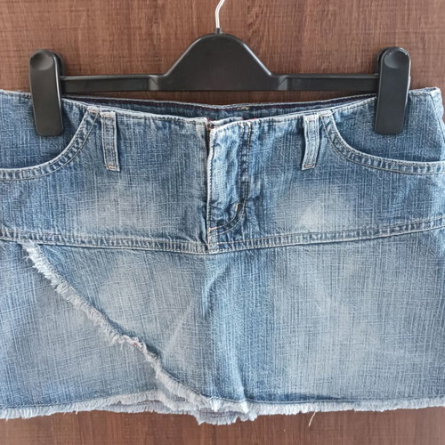 Zara denim skirt like new, blue, size XL