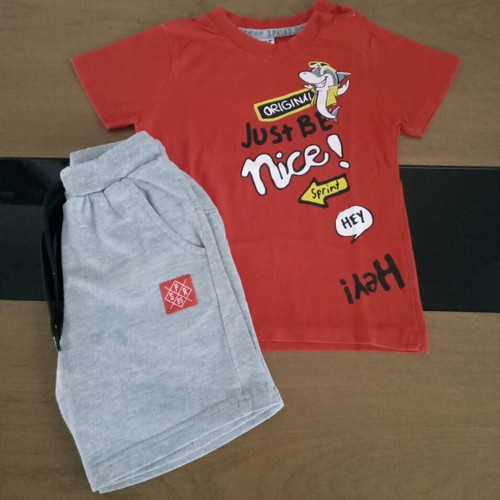 Sprint summer set for 2-year-old boy like new, gray and red