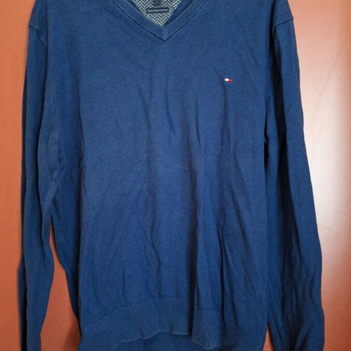 Tommy Hilfiger long-sleeve sweater blue like new, size L