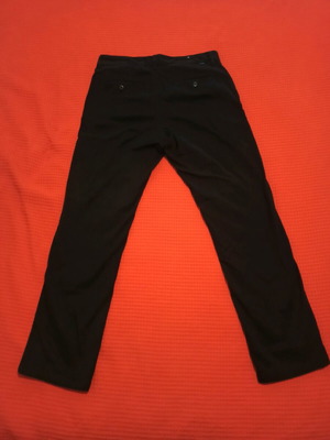 ZARA Παντελόνι chino μαύρο σε straight fit, σαν καινούργιο, μέγεθος L