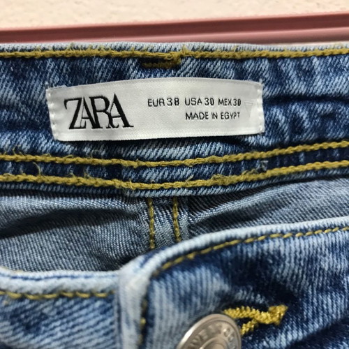 Zara men's jeans used, size 38