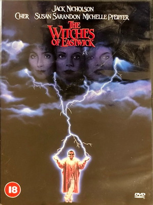 The Witches of Eastwick DVD μεταχειρισμένο, κωμωδία τρόμου με Jack Nicholson