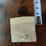 Wooden blocks new, pack