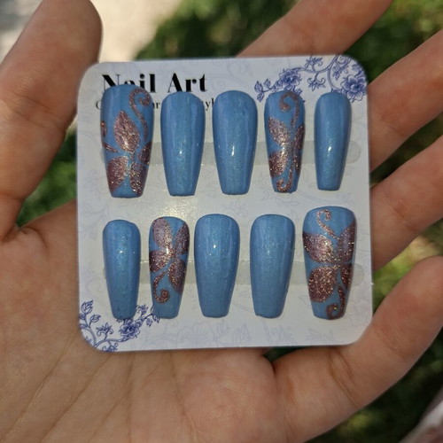 Press On Nails New Set with Application Tools