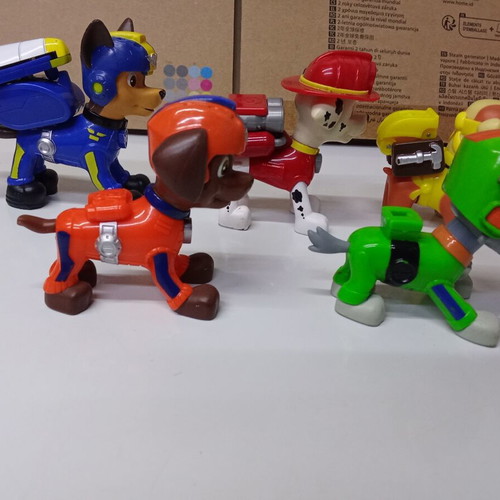 Paw Patrol Action Pack Pups set of 5 figures used
