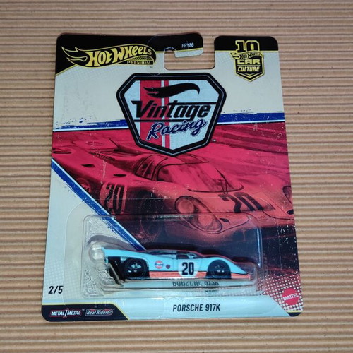 Hotwheels 2026 Premium Car Culture Vintage Racing Porsche 917K Gulf new
