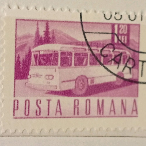 Romania stamps used, pack of 6