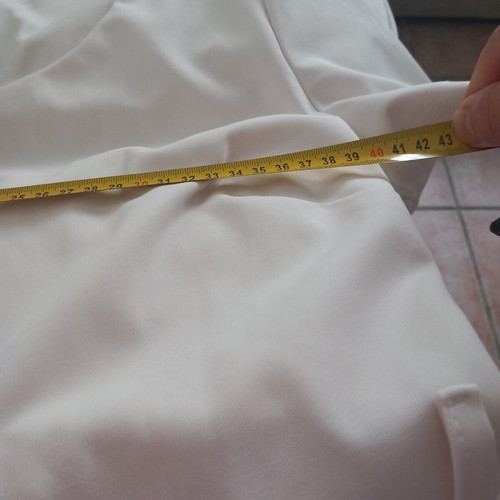 Ecru dress like new, size L, georgette fabric