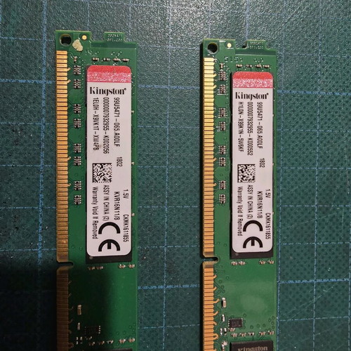 Kingston DDR3 2×8GB μεταχειρισμένη χαμηλού προφίλ