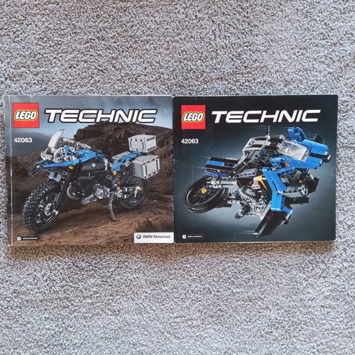 Lego Technic 42063 BMW Motorrad used with instructions and box