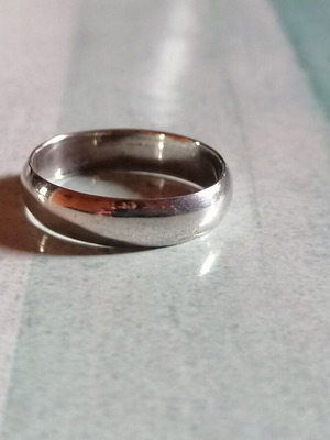 Silver 925 domed wedding ring new no 53 or 58