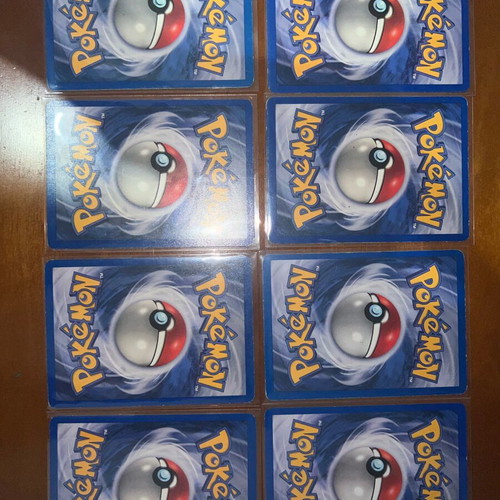 Pokemon TCG vintage cards set of 8 used with minor edge wear