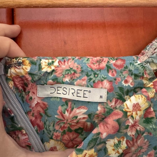 Desiree dress romantic retro used with floral pattern