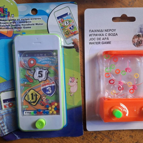 Vintage style toys new, sealed on cards