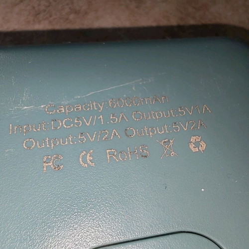 PowerBank 6000mAh used