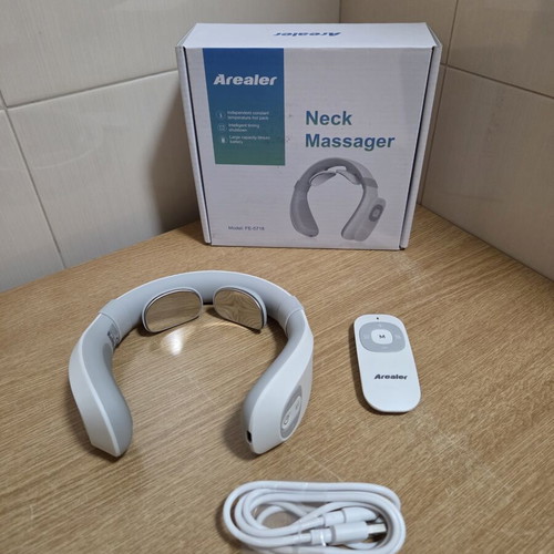 Arealer Neck Massager FE-5718 with 6 Modes and 15 Intensity Levels, New