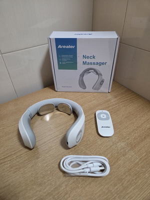 Arealer Neck Massager FE-5718 with 6 Modes and 15 Intensity Levels, New