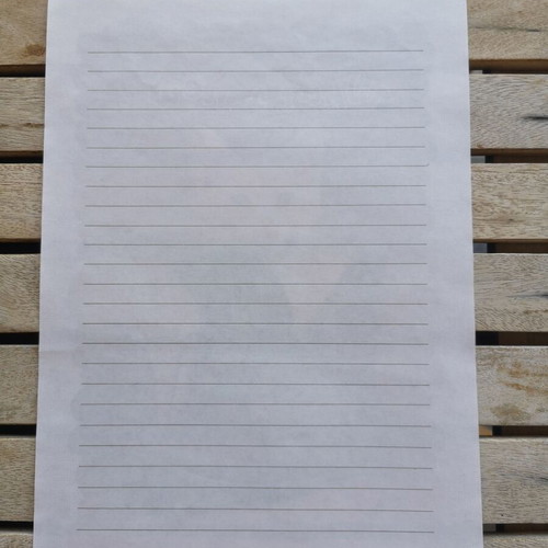 Letter set and envelope with kitten in shoe used