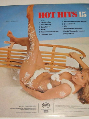 Hot Hits 15 vinyl record used, pop